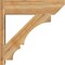 Ekena Millwork Balboa Slat Rough Sawn Outlooker, Western Red Cedar, 8"W x 28"D x 28"H OUT08X28X28BOA06RWR - alternate 4